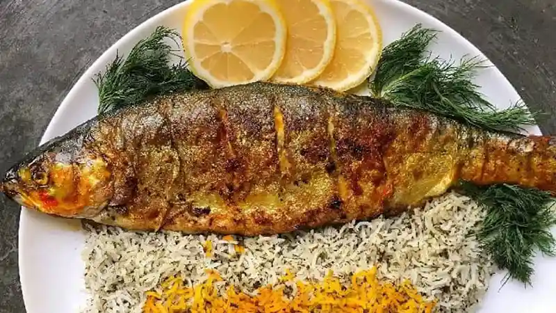 غذای مهمانی عید - سبزی پلو ماهی